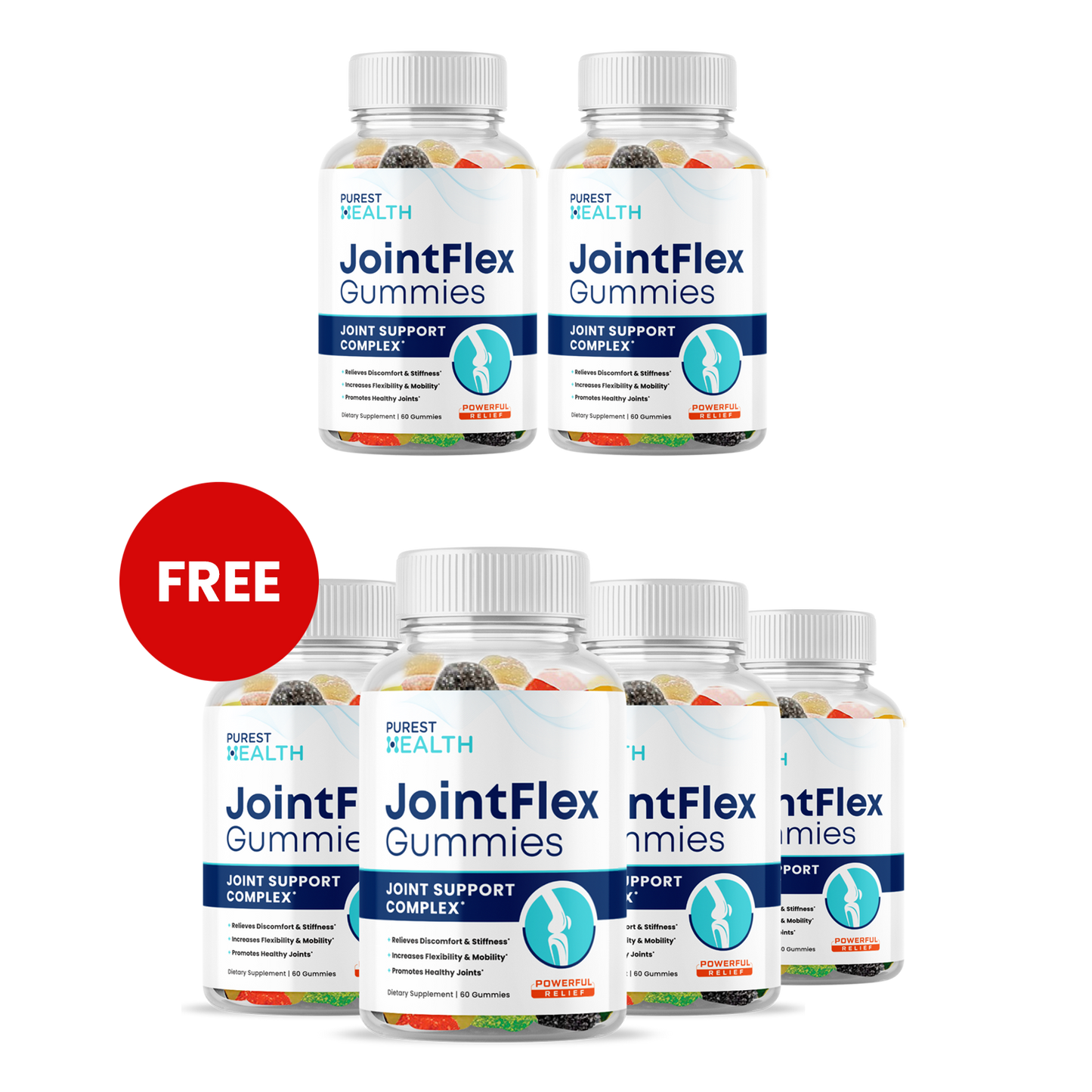 Buy 2, Get 4 Free Purest Health JointFlex Gummies